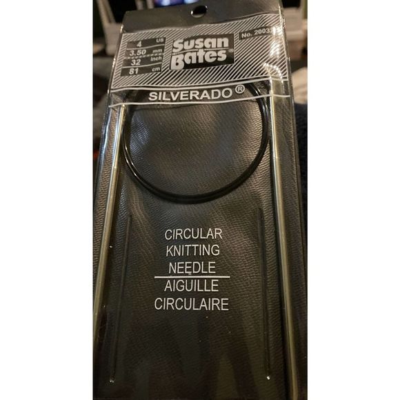 NEW Susan Bates Silverado Circular Knitting Needle US 4. 3.5 mm. 32 Inch, 81 cm - Picture 3 of 6